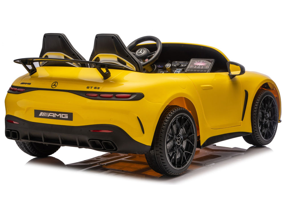 Dětské elektrické auto Mercedes GT63 AMG 24V žluté – DK-GT63