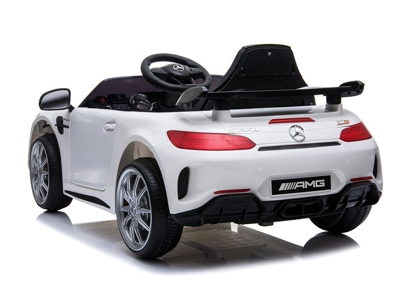 Dětské elektrické auto Mercedes GTR s dálkovým ovládáním bílé