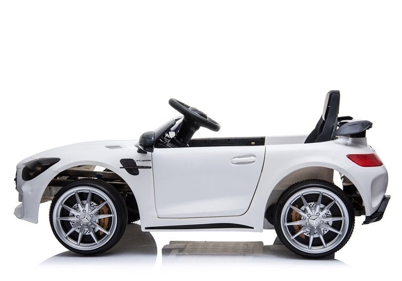 Dětské elektrické auto Mercedes GTR s dálkovým ovládáním bílé