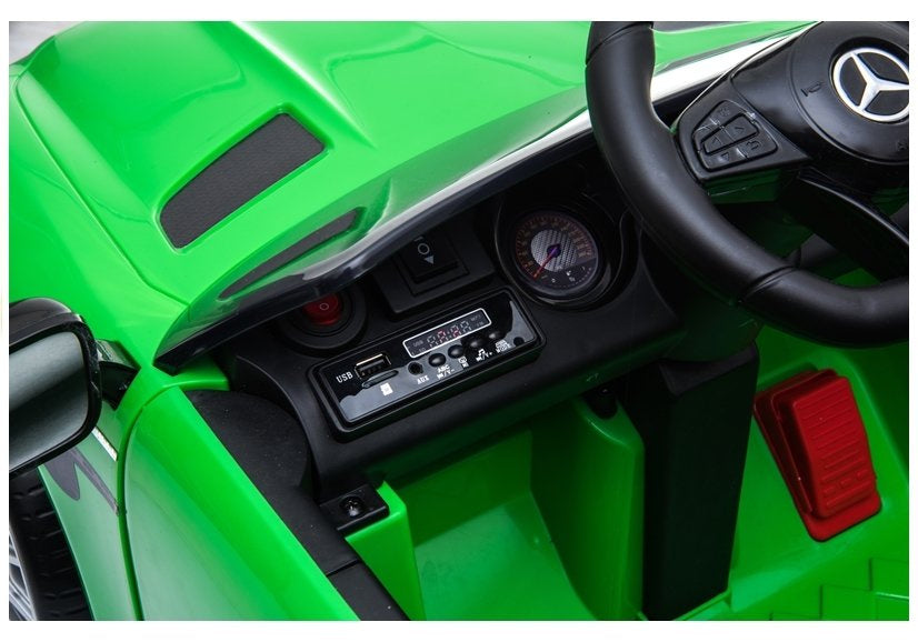 Dětské elektrické auto Mercedes GTR – s dálkovým ovládáním | zelené