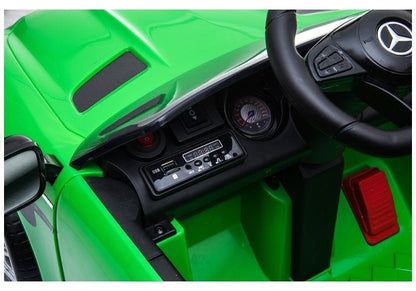 Dětské elektrické auto Mercedes GTR – s dálkovým ovládáním | zelené