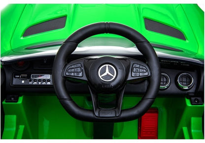 Dětské elektrické auto Mercedes GTR – s dálkovým ovládáním | zelené