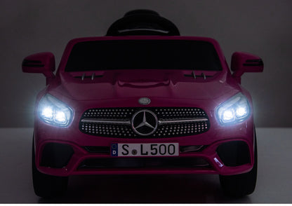 Dětské elektrické auto Mercedes SL500 12V růžové – S506