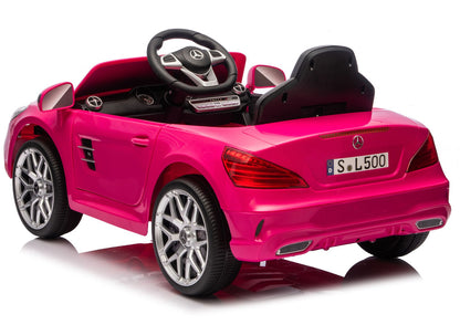Dětské elektrické auto Mercedes SL500 12V růžové – S506