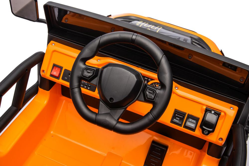 Dětské elektrické auto na akumulátor 24V oranžové