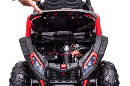 Dětské elektrické auto na akumulátor 4x4 červené YSA036