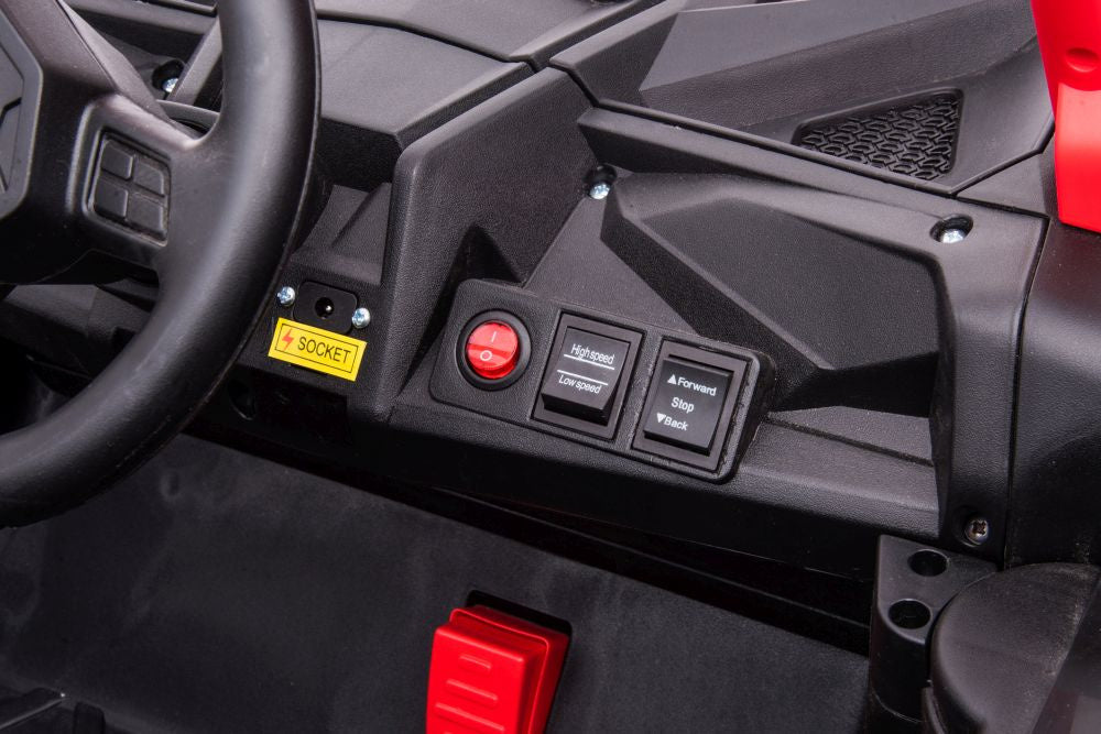 Dětské elektrické auto na akumulátor 4x4 červené YSA036