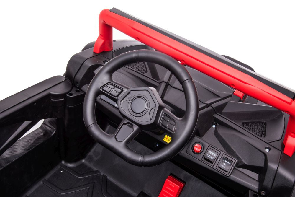 Dětské elektrické auto na akumulátor 4x4 červené YSA036