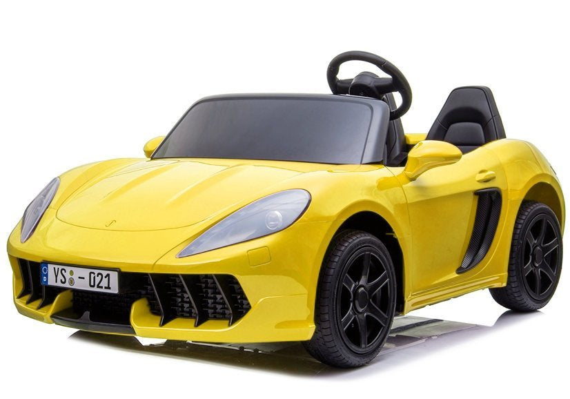 Dětské elektrické auto na akumulator s certifikátem CE žluté