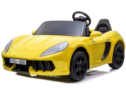 Dětské elektrické auto na akumulator s certifikátem CE žluté