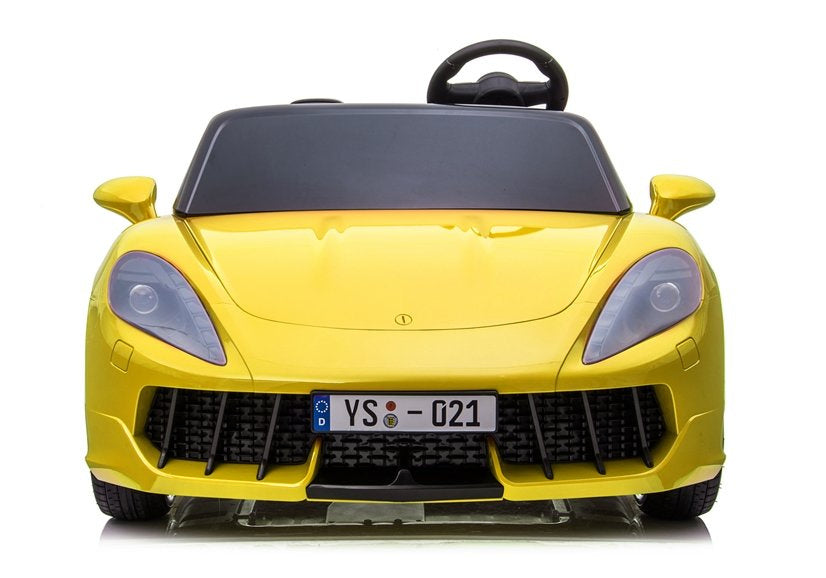 Dětské elektrické auto na akumulator s certifikátem CE žluté