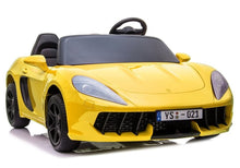 Dětské elektrické auto na akumulator s certifikátem CE žluté