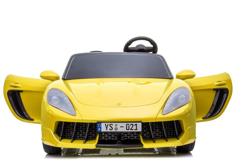 Dětské elektrické auto na akumulator s certifikátem CE žluté
