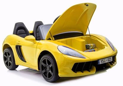 Dětské elektrické auto na akumulator s certifikátem CE žluté