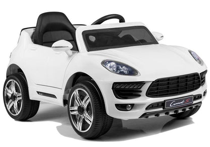 Dětské elektrické auto na akumulator – s dálkovým ovládáním | bílé