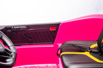 Dětské elektrické auto S322 s pohonem 4x4 růžové