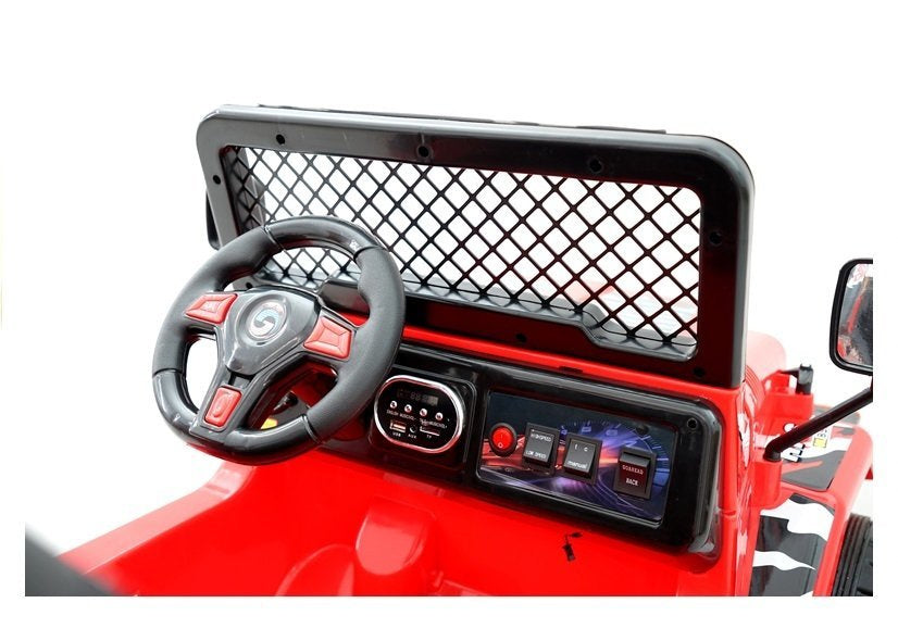 Dětské elektrické auto S618 s dálkovým ovládáním červené