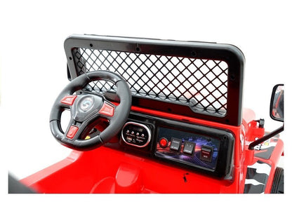 Dětské elektrické auto S618 s dálkovým ovládáním červené