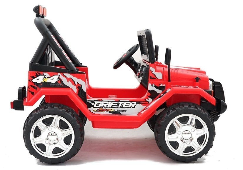 Dětské elektrické auto S618 s dálkovým ovládáním červené
