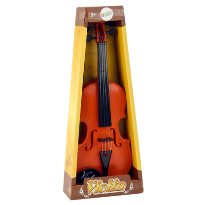 Dětské housle se smyčcem – jasně hnědé 42 cm | hračka
