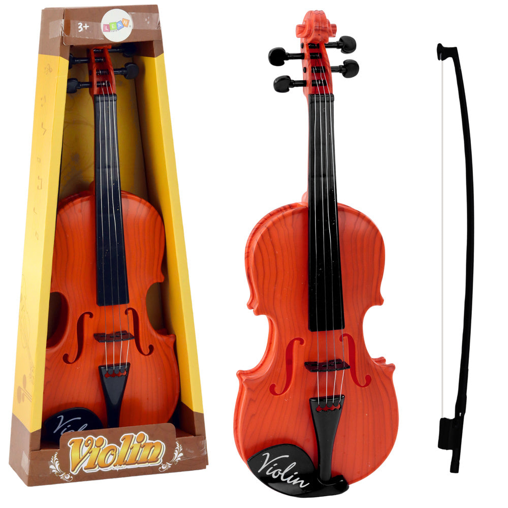 Dětské housle se smyčcem – jasně hnědé 42 cm | hračka