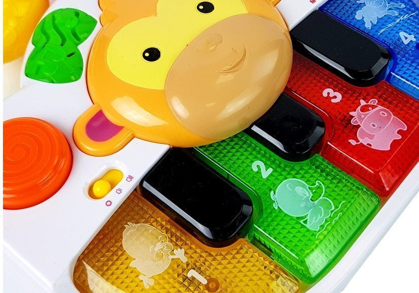 Dětské pianino s opičkou světelné a zvukové pro nejmenší