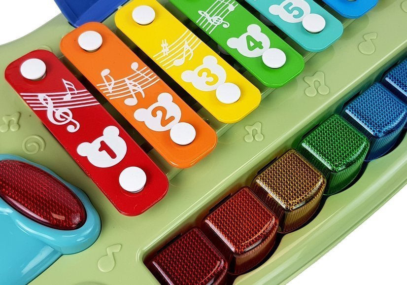 Dětské pianino s podsvícenými klávesami a paličkami pro nejmenší
