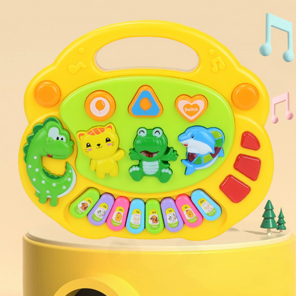 Dětské pianino se zvuky zvířat – interaktivní s melodiemi