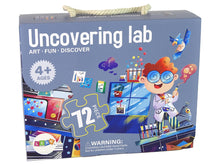 Dětské puzzle Laboratoř věda 72 dílků 90x60 cm od 4 let