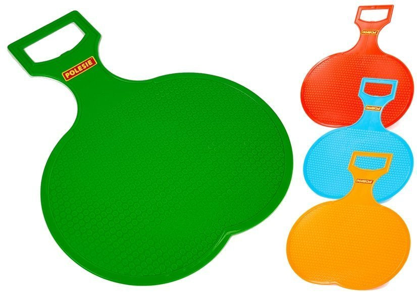 Dětské sáňky Jablíčko s rukojetí 30x36cm – Polesie