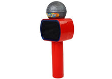 Dětský bezdrátový mikrofon karaoke s Bluetooth reproduktorem červený
