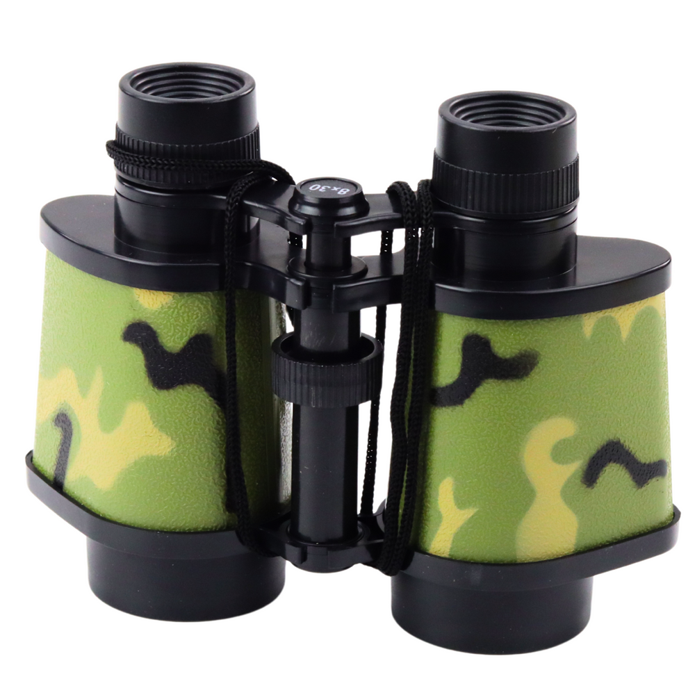 Dětský dalekohled 8x30 se šňůrkou maskáčový moro