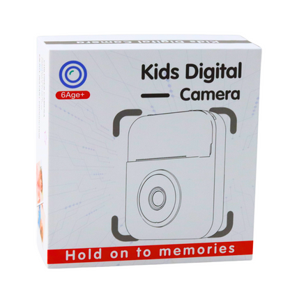 Dětský digitální fotoaparát s tiskárnou a 3 rolkami papíru hnědý