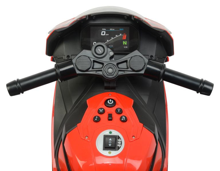 Dětský elektrický motocykl BMW S1000RR na akumulátor červený