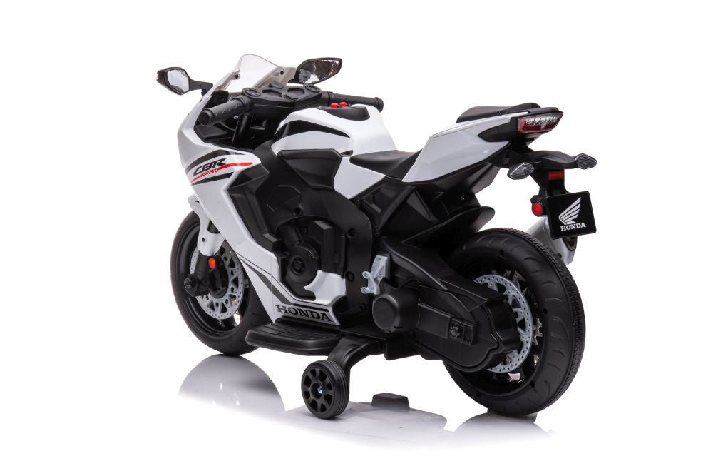 Dětský elektrický motocykl na akumulátor Honda CBR 1000RR bílý