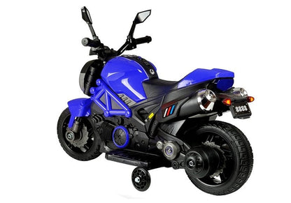 Dětský elektrický motocykl s akumulátorem 6V 35W modrý