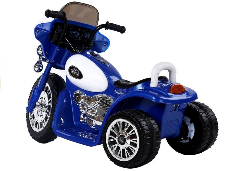 Dětský elektrický motor JT568 na akumulator s certifikátem CE modrý
