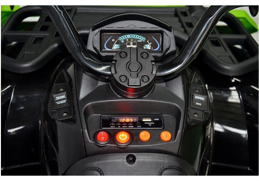 Dětský elektrický quad 24V s akumulátorem zelený