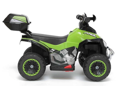 Dětský elektrický quad na akumulátor 6V pro děti 18 36 měsíců zelený