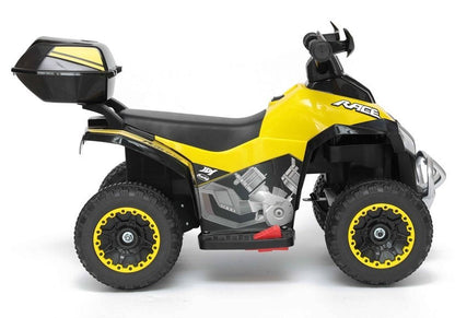 Dětský elektrický quad na akumulátor 6V pro děti 18 36 měsíců žlutý