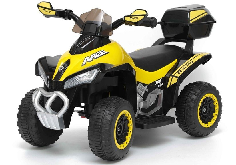 Dětský elektrický quad na akumulátor 6V pro děti 18 36 měsíců žlutý