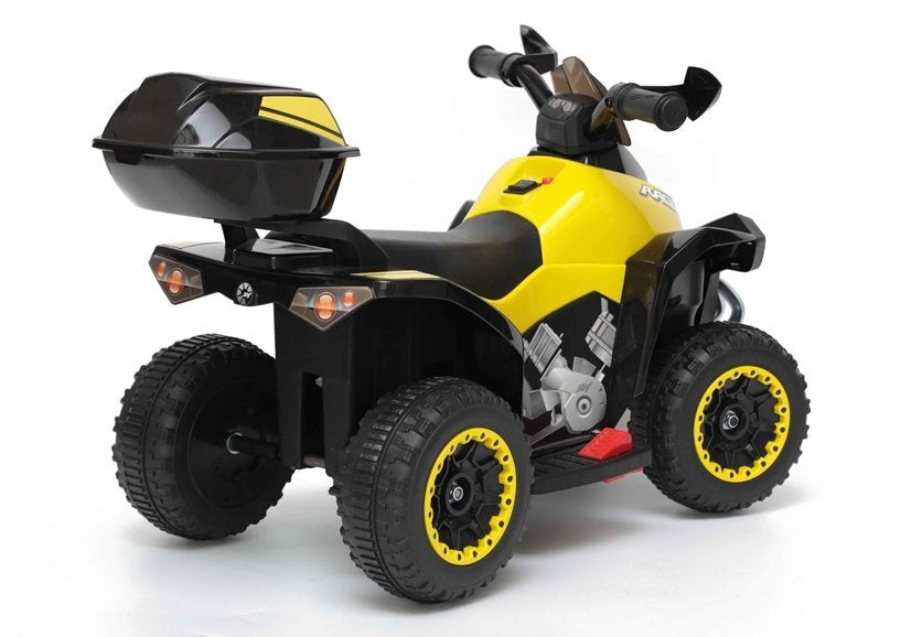 Dětský elektrický quad na akumulátor 6V pro děti 18 36 měsíců žlutý