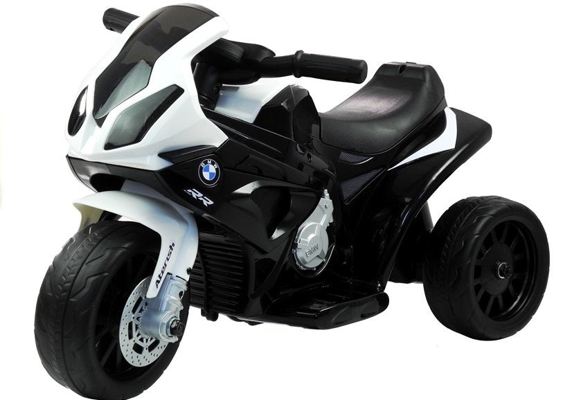 Dětský elektrický tříkolový motocykl BMW S1000RR černý