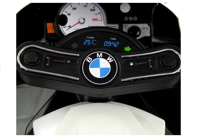 Dětský elektrický tříkolový motocykl BMW S1000RR černý