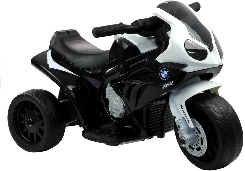Dětský elektrický tříkolový motocykl BMW S1000RR černý