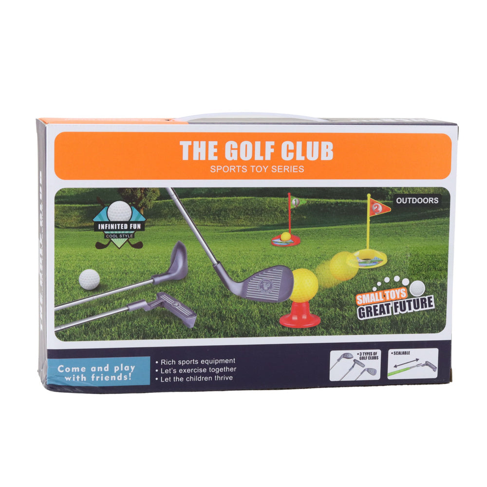 Dětský golfový set 48 dílů – s holemi míčky a flagy