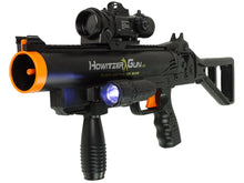 Dětský granátomet s raketami a zvuky baterka a terč černý