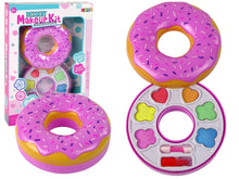 Dětský kosmetický set oční stíny rtěnka – donut růžový