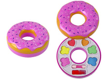 Dětský kosmetický set oční stíny rtěnka – donut růžový