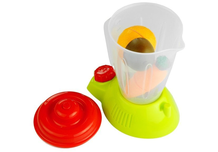 Dětský kuchyňský set s mixérem ovoce zelenina tácek zelený